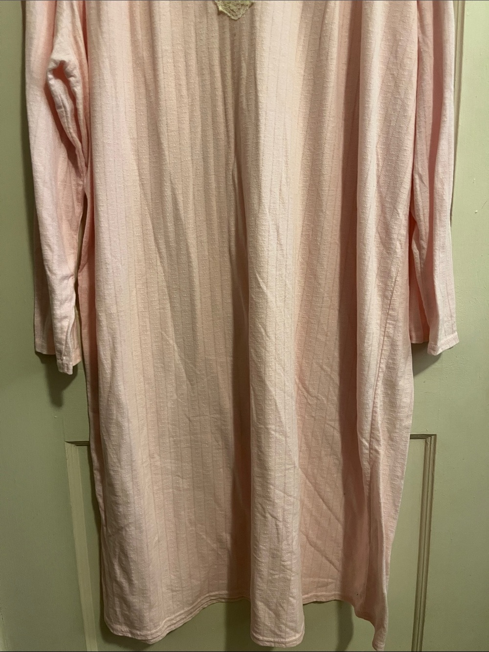 Pink Ribbed Nightgown - Picture 3 of 8